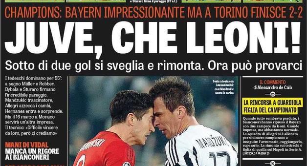 Rassegna stampa 24 febbraio 2016: prime pagine Gazzetta, Corriere e Tuttosport