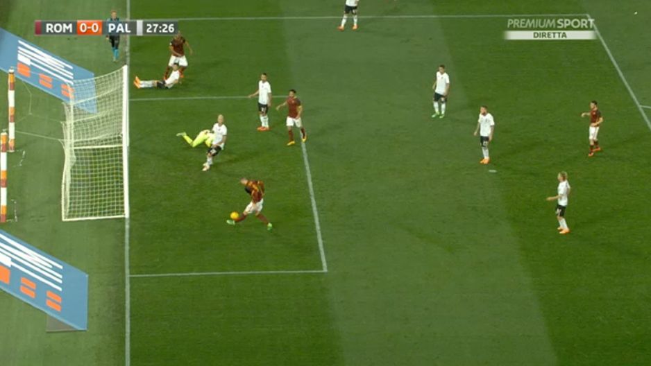 Dzeko gol sbagliato