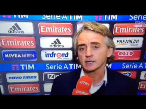 Roberto Mancini contro Mikaela Calcagno