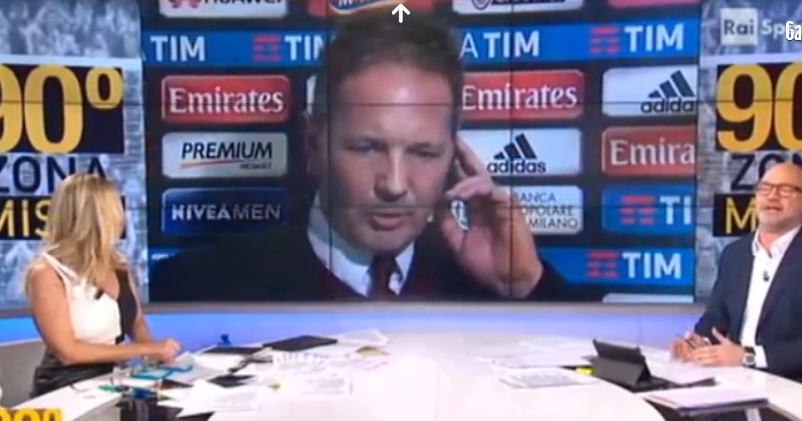 Mihajlovic lite in diretta Rai: &#8220;Non avete rispetto&#8221; (Video)