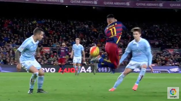 Neymar sombrero Celta Vigo