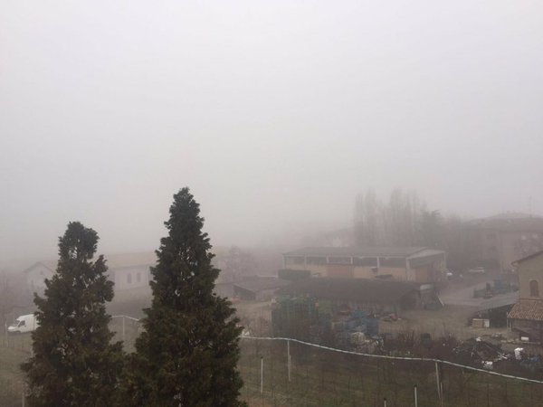 Sassuolo-Roma nebbia