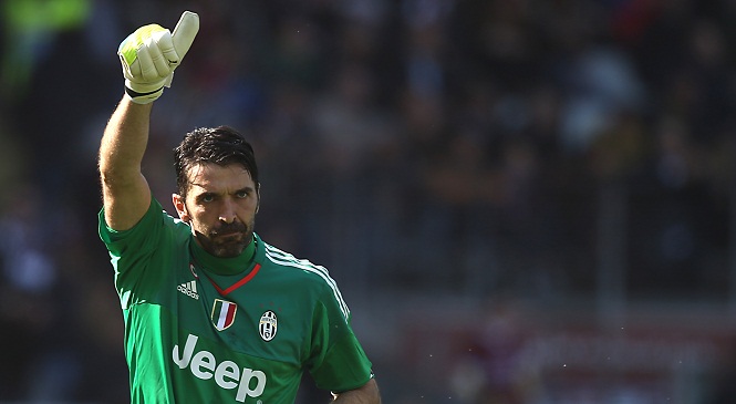 Buffon batte il record d&#8217;imbattibilità di Rossi e si ferma a 974 minuti