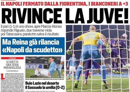 Rassegna stampa 1° marzo 2016: prime pagine Gazzetta, Corriere e Tuttosport