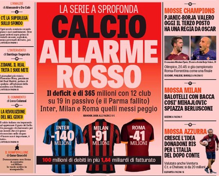 Rassegna stampa 4 marzo 2016: prime pagine Gazzetta, Corriere e Tuttosport