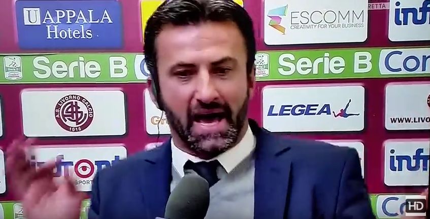 Panucci furibondo in TV dopo Livorno-Crotone (Video)