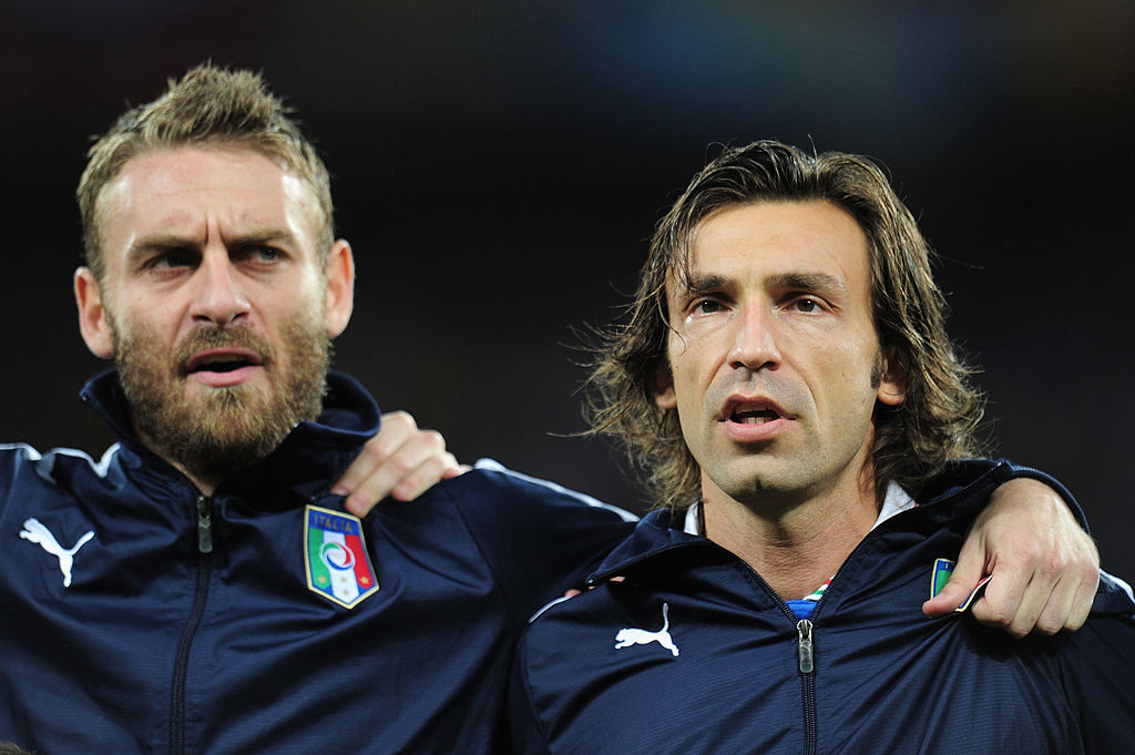 Italia: Pirlo e De Rossi fuori dai 23 di Conte (per ora)