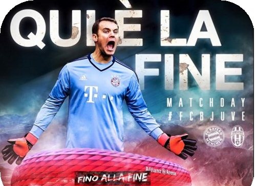 Il Bayern Monaco provoca la Juve su Facebook con un post di dubbio gusto