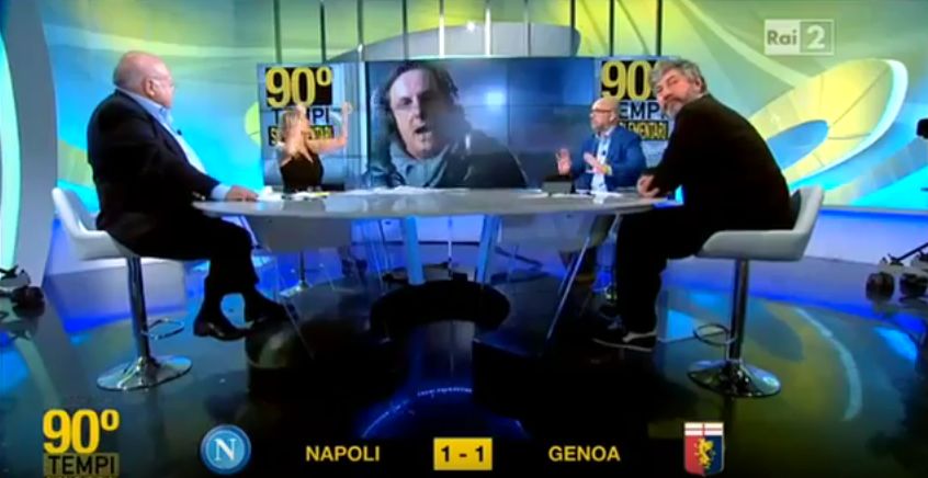 Rai: Paola Ferrari esulta al quasi gol di Higuain (Video)