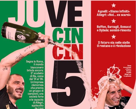 Rassegna stampa 26 aprile 2016: prime pagine Gazzetta, Corriere e Tuttosport