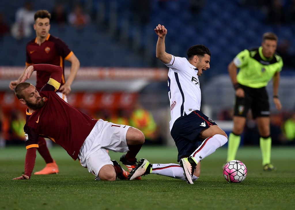 Roma-Bologna 1-1 | Video gol Rossettini &#8211; Salah | 11 aprile 2016