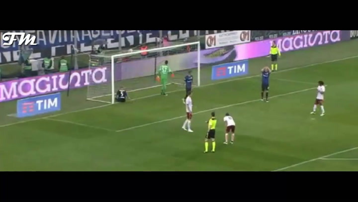 Il gol sbagliato da Dzeko contro l&#8217;Atalanta (video)