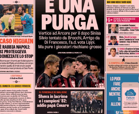 Rassegna stampa 6 aprile 2016: prime pagine Gazzetta, Corriere e Tuttosport