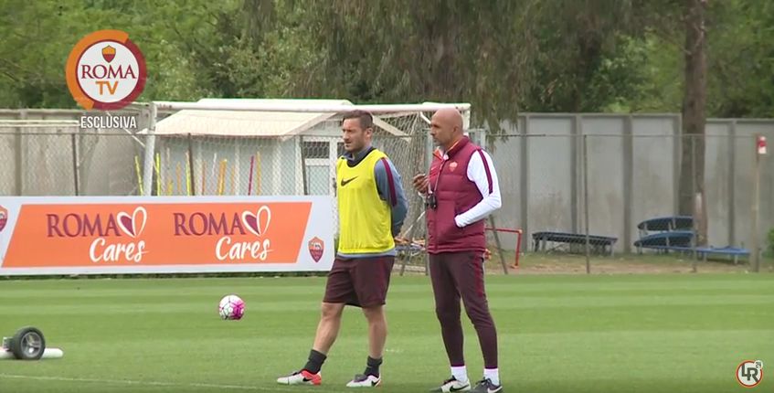 Totti - Spalletti - calciomercato Roma