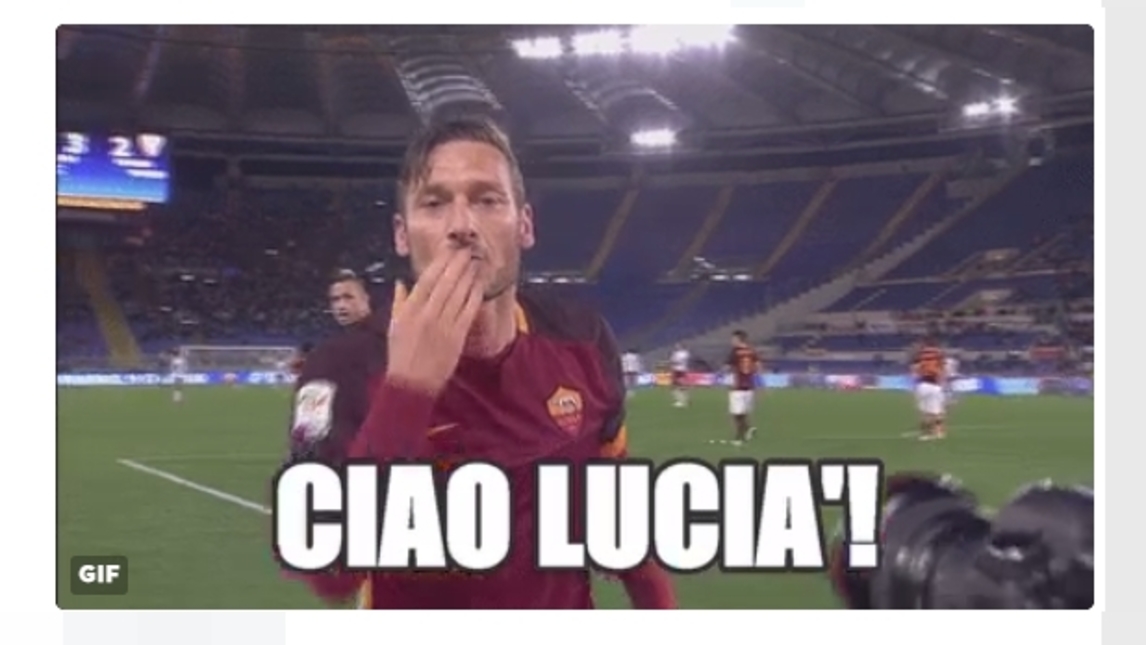 Totti doppietta, ironia social su Spalletti [Foto]