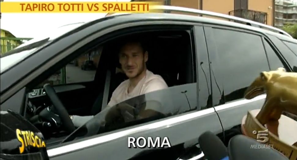 Totti - Spalletti - Tapiro
