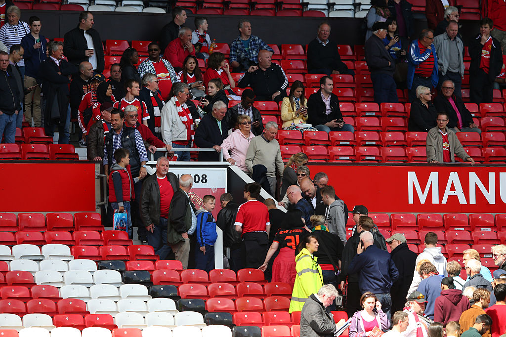 Manchester United stadio evacuato