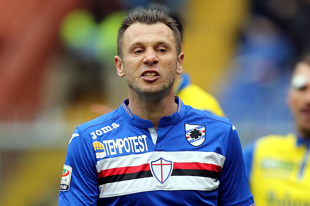 Sampdoria: il benservito a Cassano via telegramma