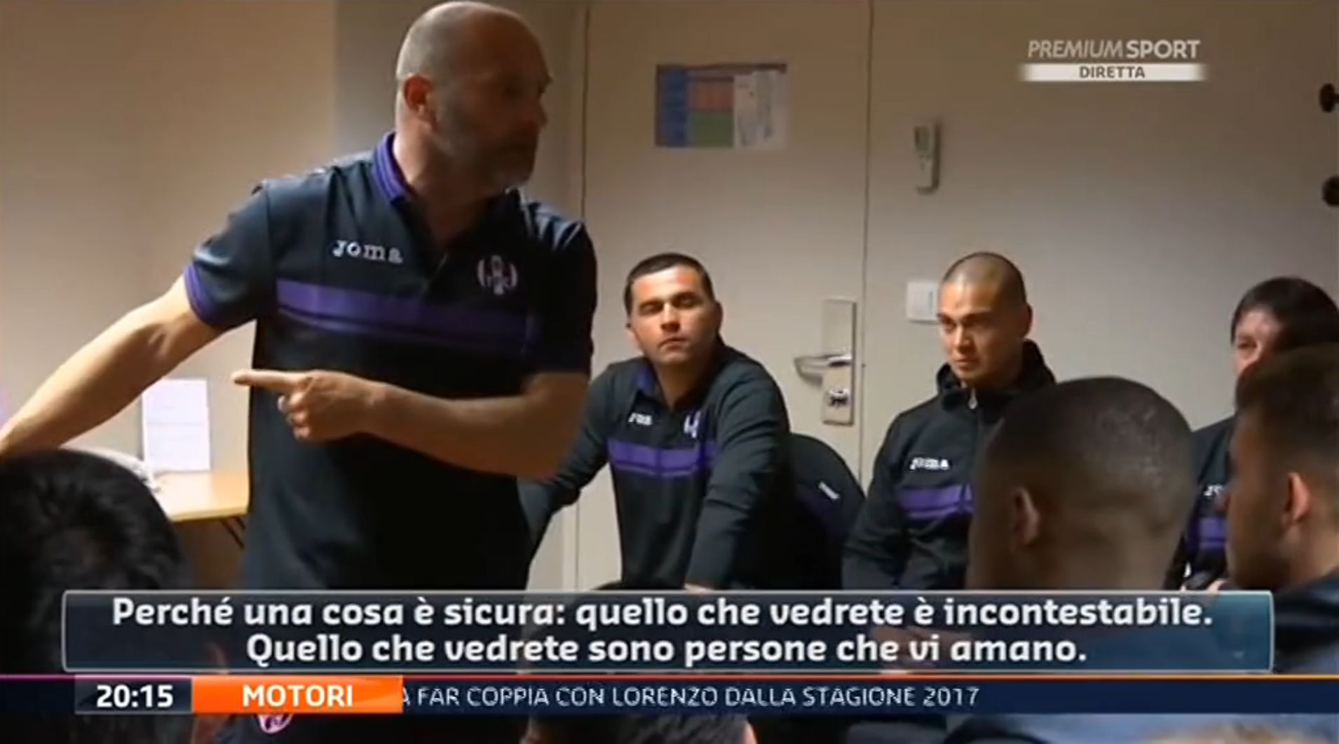 Tolosa: il discorso del mister Dupraz (Video)