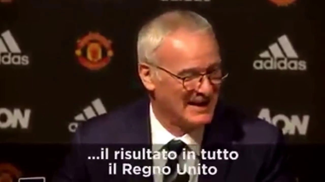 Claudio Ranieri dopo la partita Man Utd &#8211; Leicester nella conferenza stampa dice che va da sua mamma