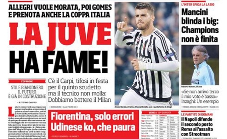 Rassegna stampa 1 maggio 2016: prime pagine Gazzetta, Corriere e Tuttosport