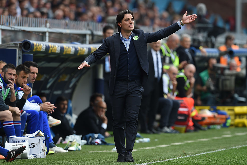 Vincenzo Montella - panchina milan