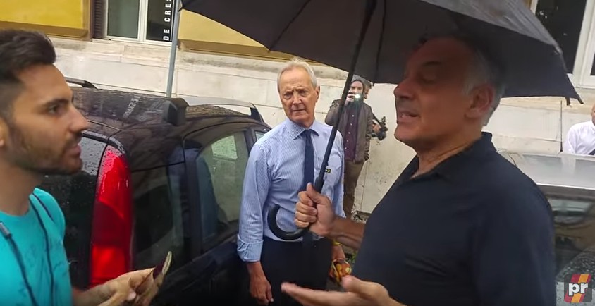 Pallotta sbotta contro i giornalisti: &#8220;Non mi fate respirare&#8221; (Video)