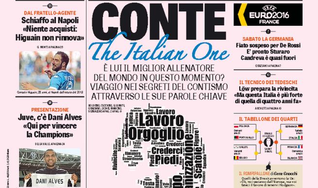 Rassegna stampa sportiva 29 giugno 2016