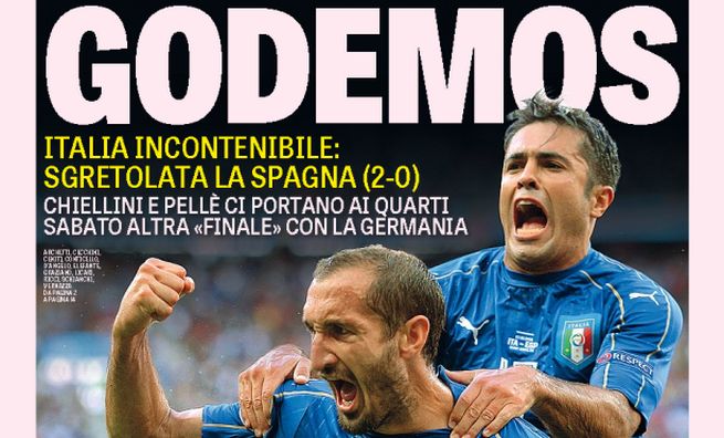 Rassegna stampa martedì 28 giugno 2016: prime pagine Gazzetta, Corriere e Tuttosport