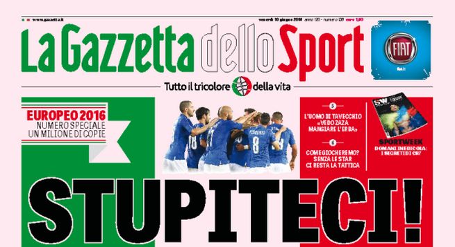 Rassegna stampa 10 giugno 2016