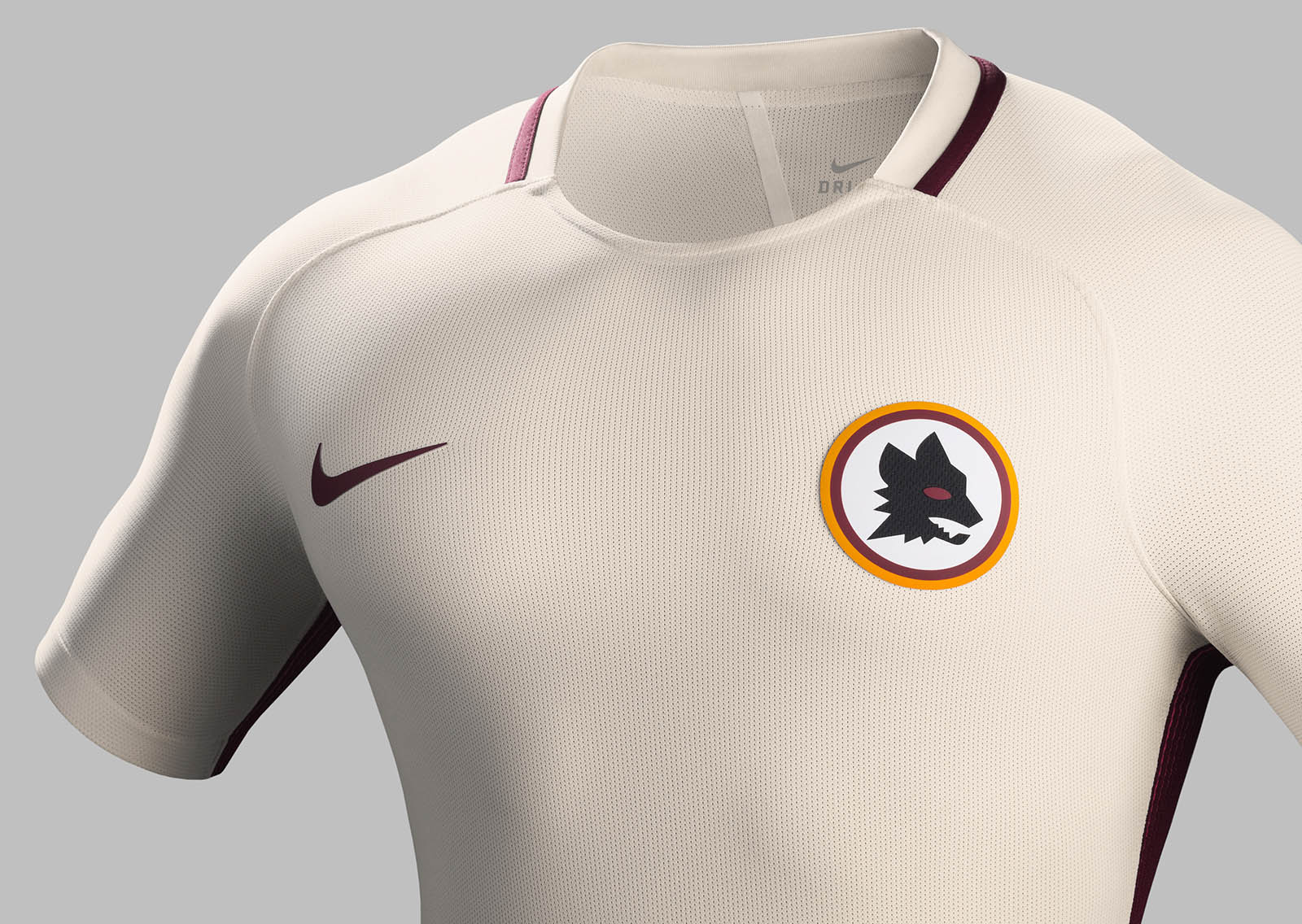 Maglia Roma 2016-2017 da trasferta: torna il Lupetto