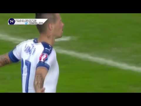 Russia vs Slovacchia 0-2: il gran gol di Hamsik