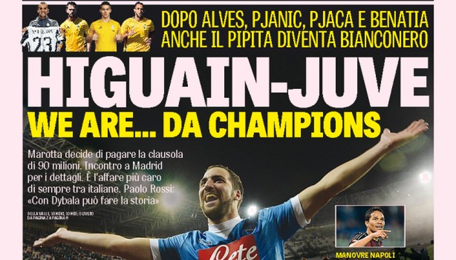 Rassegna stampa domenica 24 luglio 2016: prime pagine Gazzetta, Corriere e Tuttosport