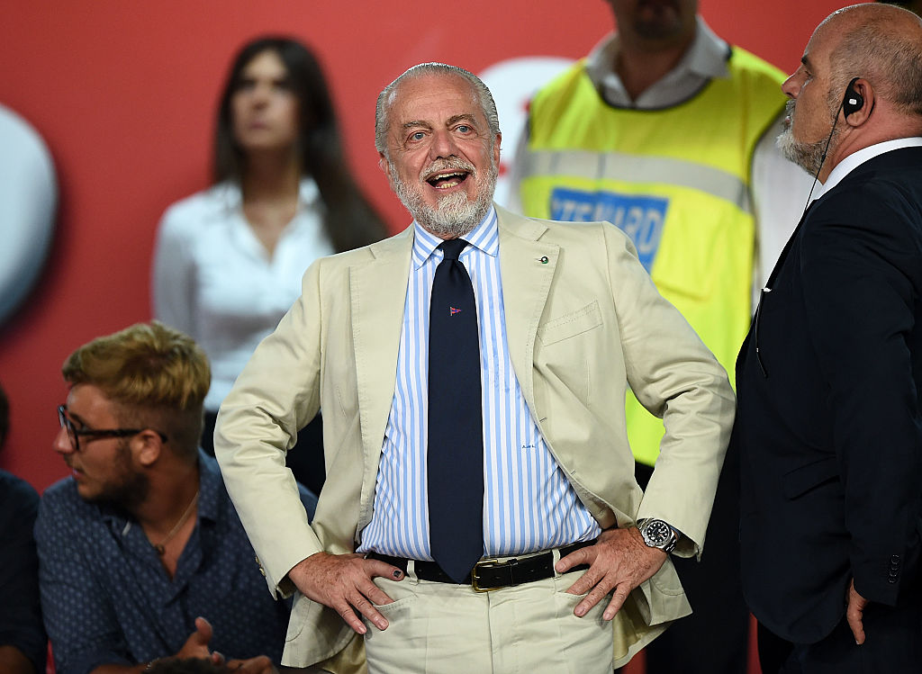 Napoli, De Laurentiis: &#8220;Favoriti per lo Scudetto? Vogliono metterci pressione&#8221;