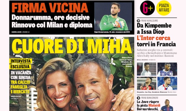 Rassegna stampa: prime pagine Gazzetta, Corriere e Tuttosport di lunedì 3 luglio 2017