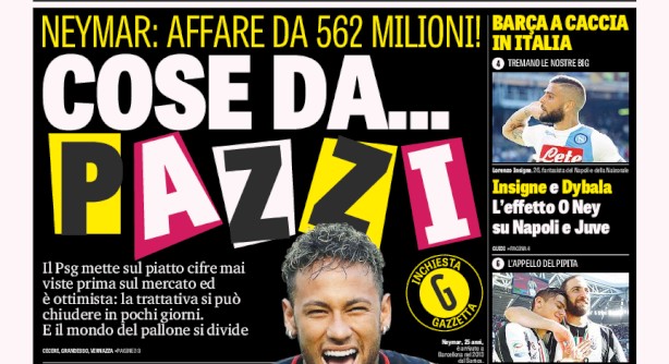 rassegna stampa 25 luglio 2017