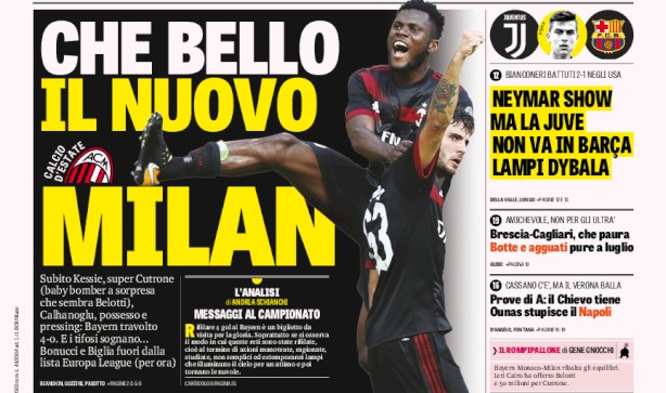 rassegna stampa 23 luglio 2017
