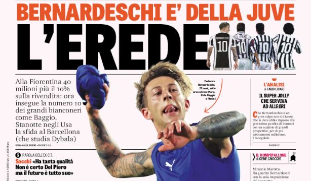 Rassegna stampa: prime pagine Gazzetta, Corriere e Tuttosport di sabato 22 luglio 2017