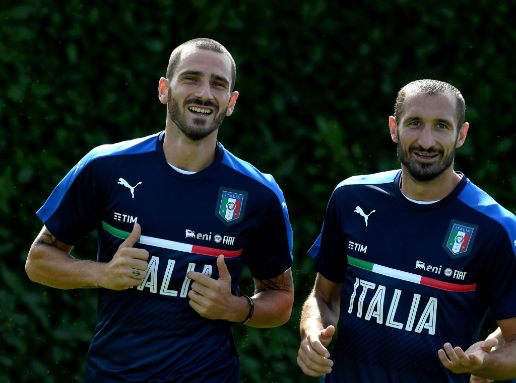 Chiellini: &#8220;Bonucci? Bello ritrovarlo in Nazionale&#8221;