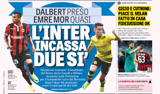 rassegna stampa 5 agosto 2017