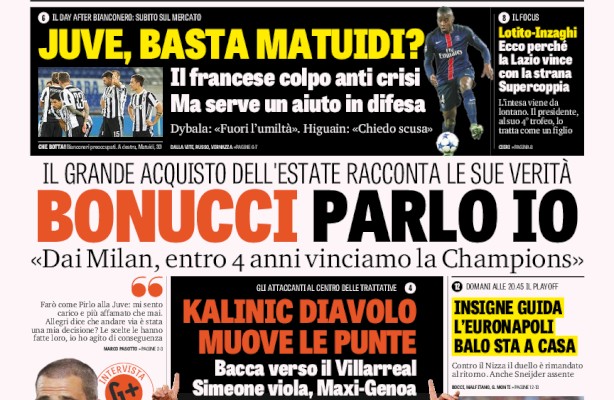 rassegna stampa 15 agosto 2017