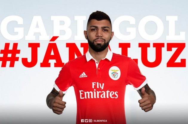 Gabigol si presenta al Benfica: &#8220;Sogno il ritorno all&#8217;Inter&#8221;