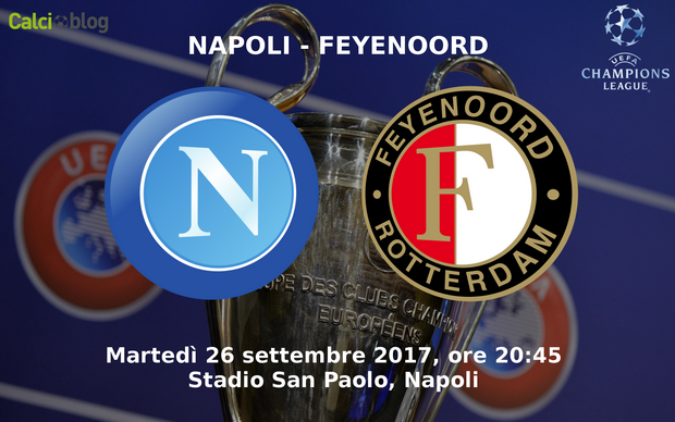Napoli &#8211; Feyenoord 3-1 | Diretta Champions League | Risultato Finale | Gol di Insigne, Mertens, Callejon e Amrabat