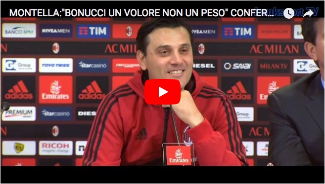 Milan, Montella pensa alla Roma: &#8220;C&#8217;è aria di svolta, avanti con il 3-5-2&#8221;