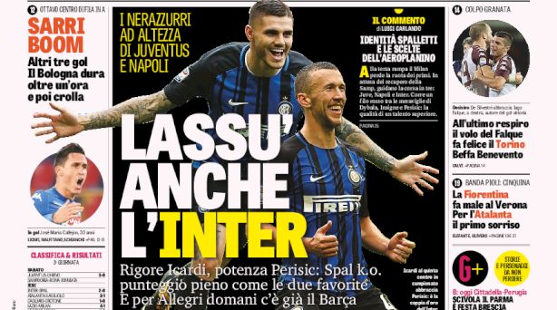 Rassegna stampa: prime pagine Gazzetta, Corriere e Tuttosport di lunedì 11 settembre 2017