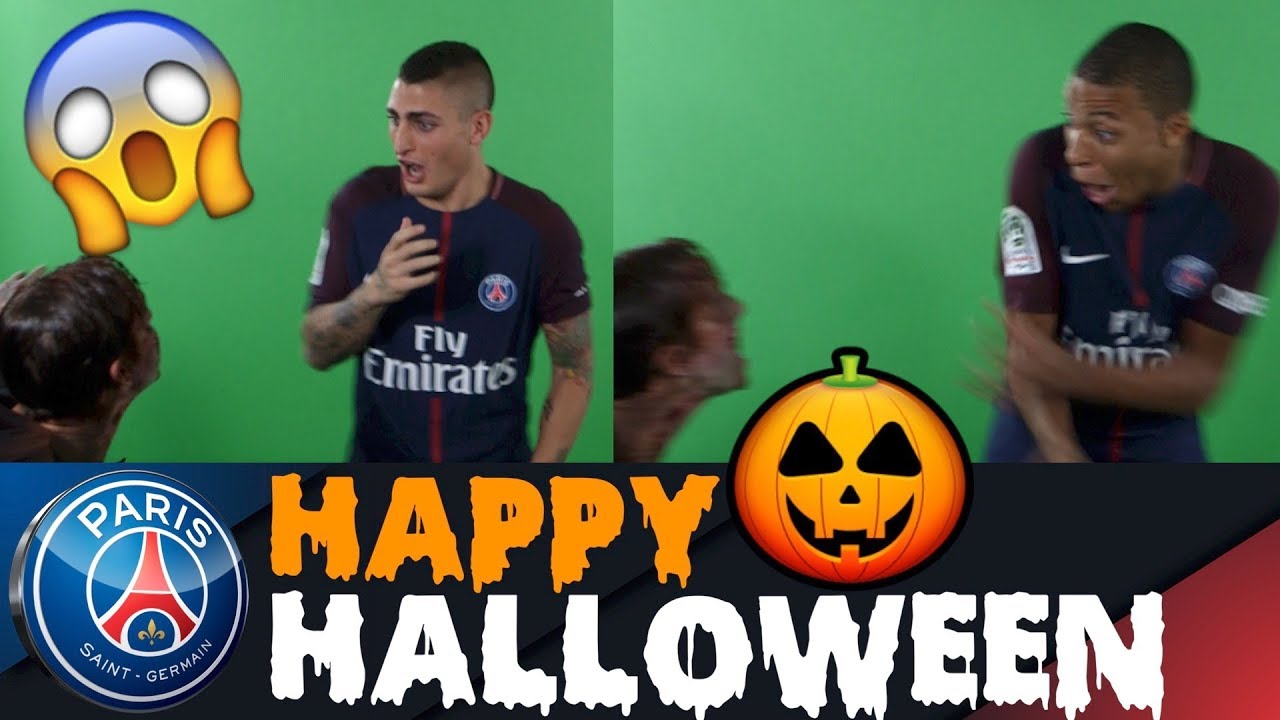 Halloween Prank! | feat. Kylian Mbappe, Marco Verratti, Thiago Silva , &#8230;