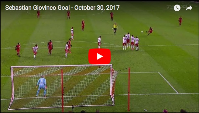 Video: la punizione di Giovinco contro i New York Red Bulls