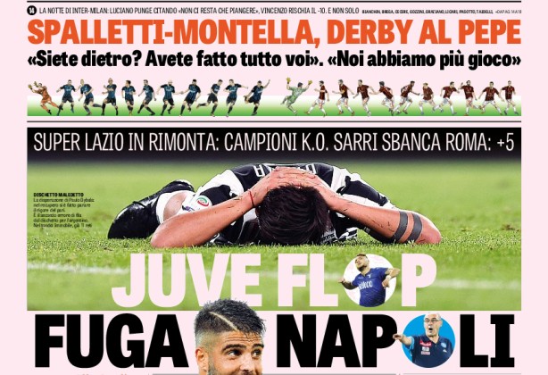 Rassegna stampa: prime pagine Gazzetta, Corriere e Tuttosport di domenica 15 ottobre 2017