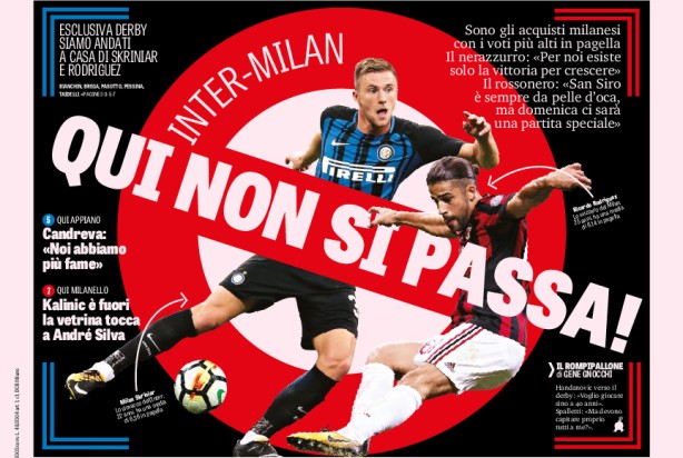 Rassegna stampa: prime pagine Gazzetta, Corriere e Tuttosport di venerdì 13 ottobre 2017