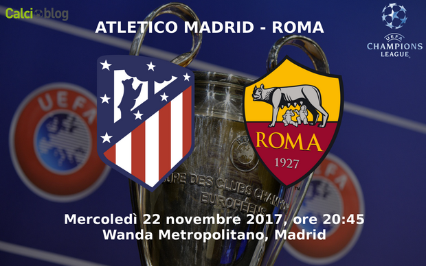 Atletico Madrid – Roma 2-0 | Diretta Champions League | Risultato Finale | Gol di Griezmann e Gameiro